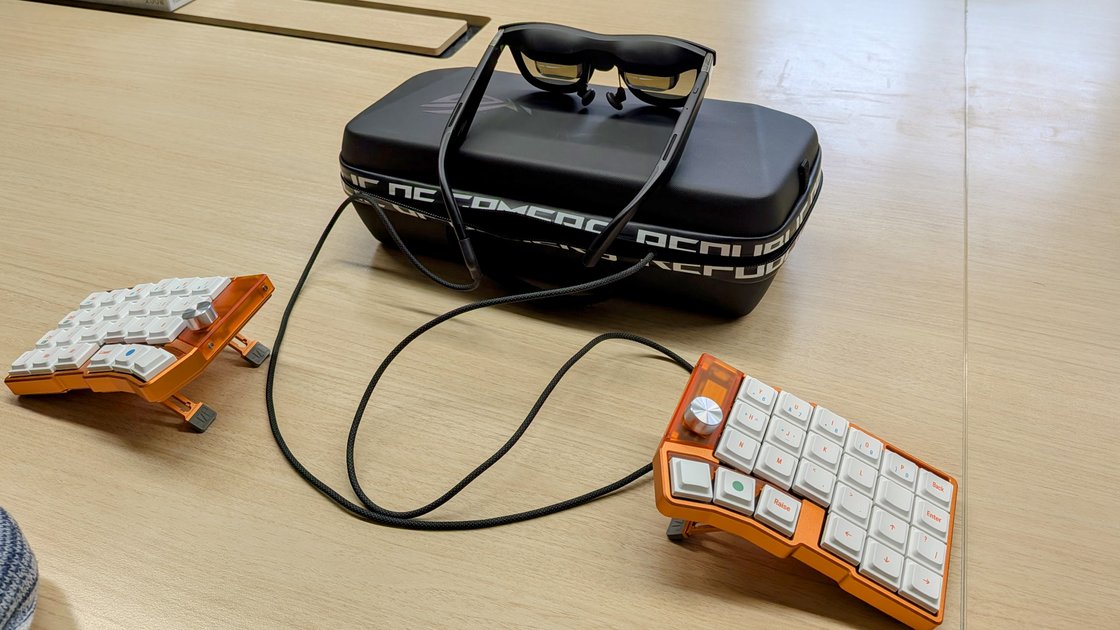 Cornix LP と XREAL One Pro を使ったリモートワーク環境